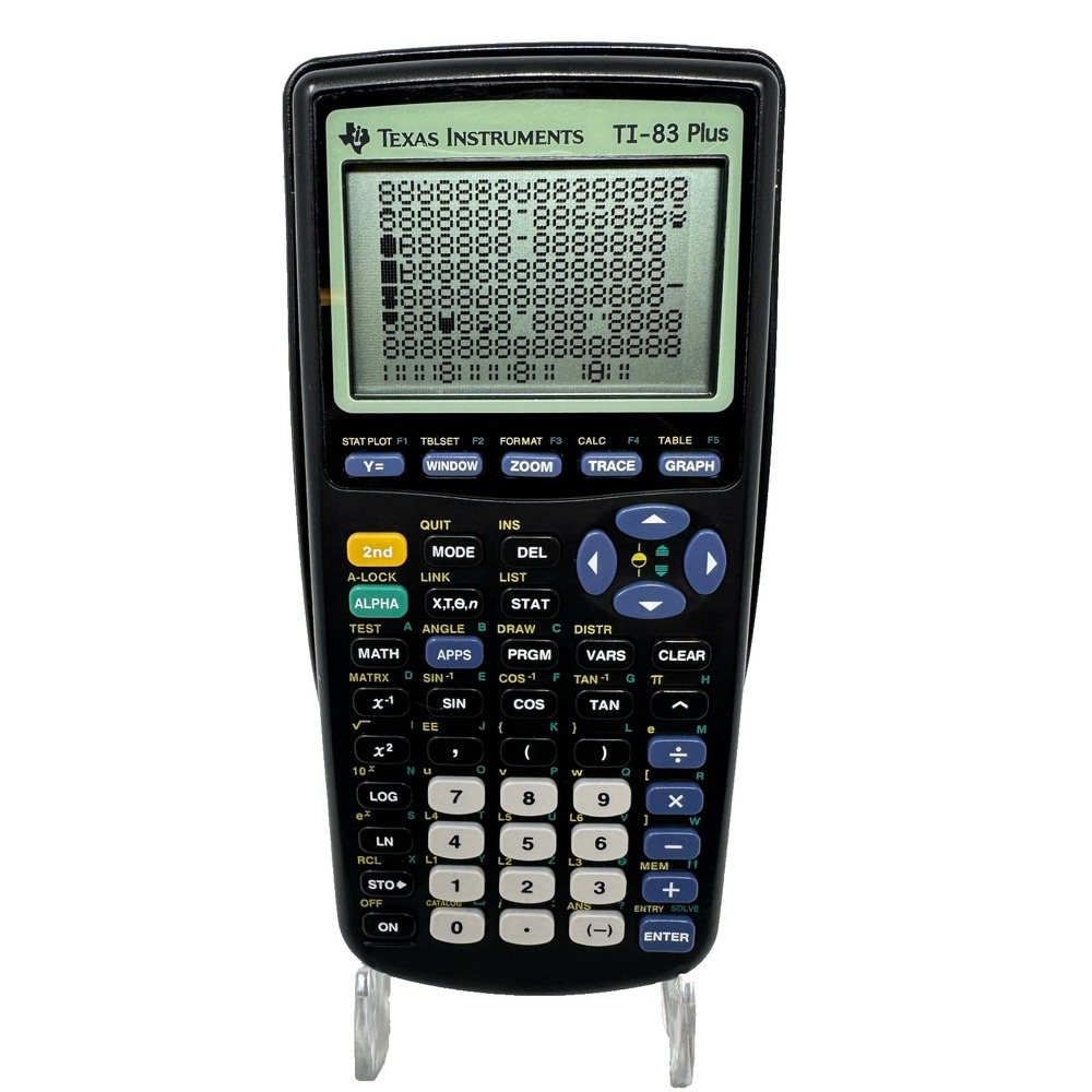Texas Instruments TI-83 Plus Graphing Calculator Bad LCD Screen Parts Repair